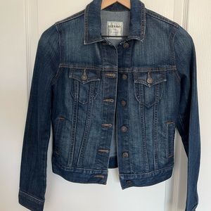 Classic Dark-Wash Cropped Denim Jacket by Old Navy | XS
